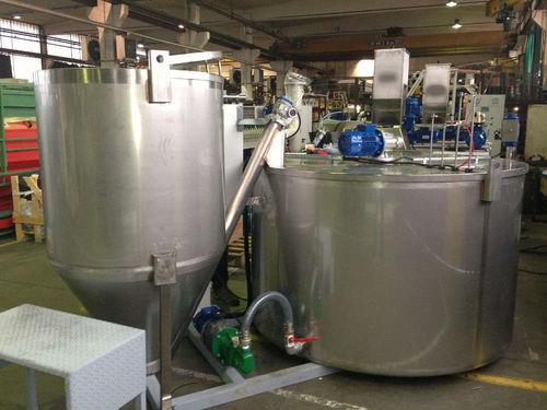 automatic focculant preparation and dosing station