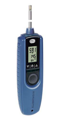 building materials moisture meter / via sorption isotherms / hand / temperature