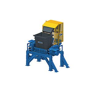 double-shaft shredder / for metal / for bulky waste / for tires