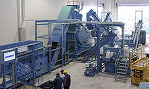 automotive part recycling plant / tire