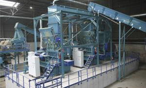 industrial waste recycling plant