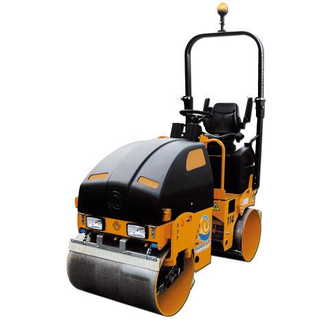 tandem road roller / vibrating / articulated