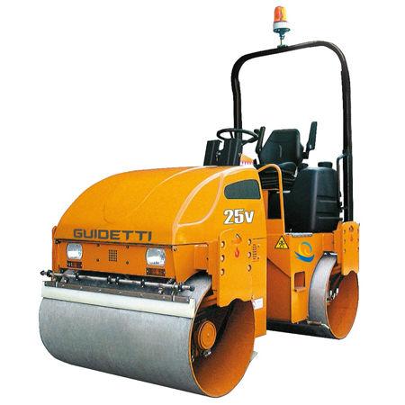 tandem road roller / articulated / vibrating