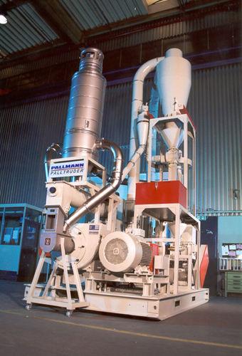 disc mill / for powders / plastics / for wood