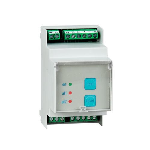 gas leak sensor gas detection control unit / for DIN rail mounting / multi-channel