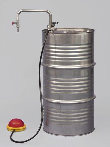 solvent pump / foot-operated / semi-submersible / explosion-proof