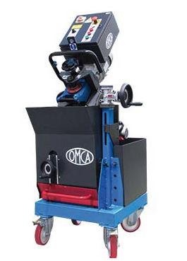 mobile chamfering machine / electric / for sheet metal / with automatic feeder