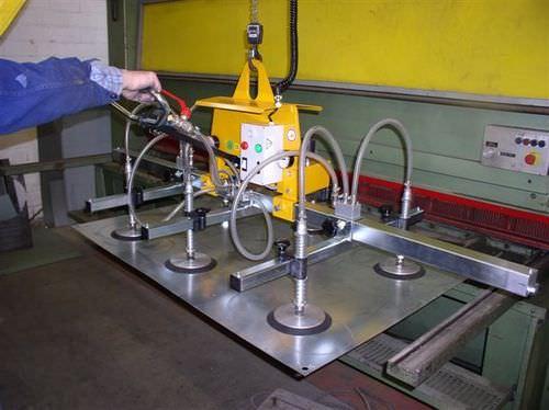 sheet metal lifting beam / horizontal / pneumatic