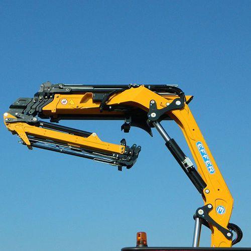 truck-mounted crane / folding / hydraulic / lifting