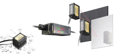 linear displacement sensor / non-contact / CMOS laser / digital