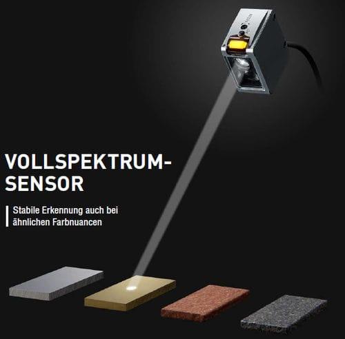 full-spectrum photoelectric sensor