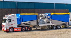 mobile concrete mixing plant / compact