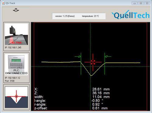 laser vision system for weld seam tracking