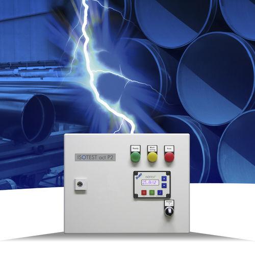 stationary in-line holiday detector