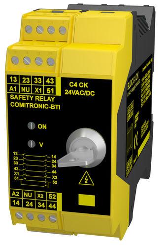 safety contactor / electromagnetic / with safety locking device