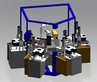 robotic loading cell / handling / pick-and-place / unloading