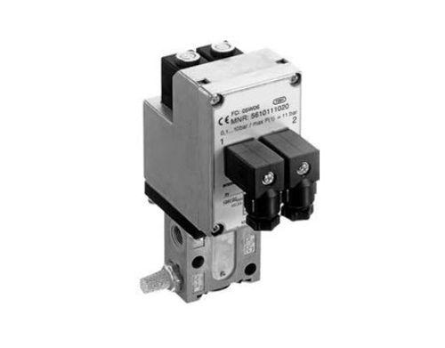 compressed air pressure regulator / poppet / single-stage / aluminum