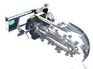 chain trencher / for loaders / for skid steer loaders