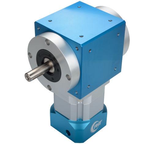 bevel gear reducer / orthogonal / aluminum / for servo motors