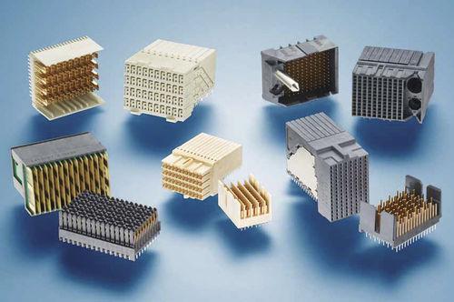 backplane connector / board-to-board / square / hard metric