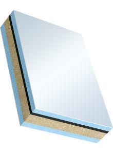 PVC panel / acoustic / thermal insulation / sandwich