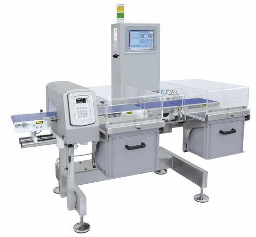 checkweigher with metal detector / with touchscreen controls