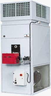 stationary hot air generator / gas / fuel oil
