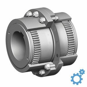 flexible coupling / curved-tooth gear