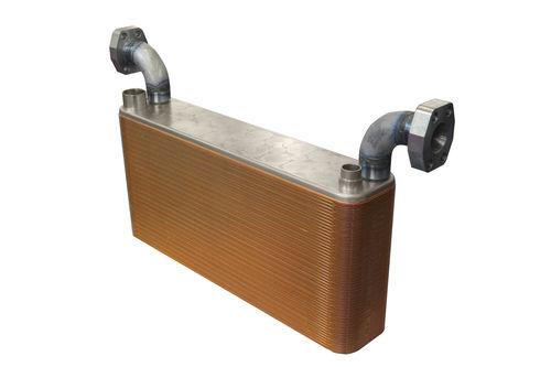 brazed plate heat exchanger / water/oil / for hydraulic applications