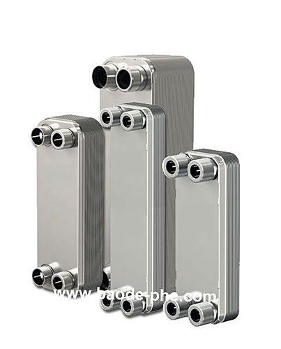 nickel-brazed plate heat exchanger / liquid/liquid / stainless steel / corrosion-resistant