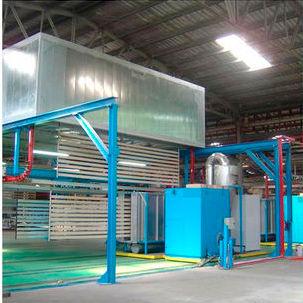 powder coating line / automatic