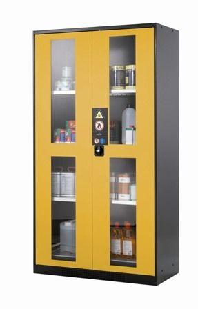 security cabinet / free-standing / double-door / steel