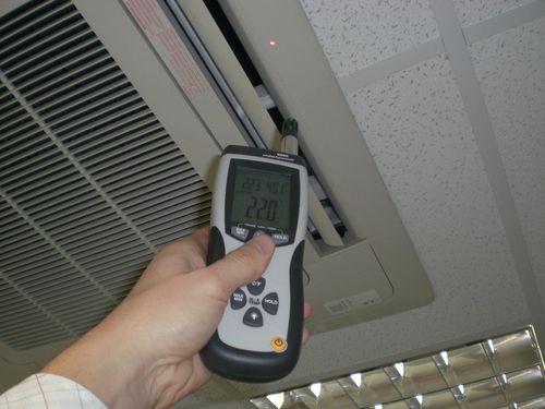 direct-reading infrared thermometer / portable / with thermocouple / for surface temperature measurement