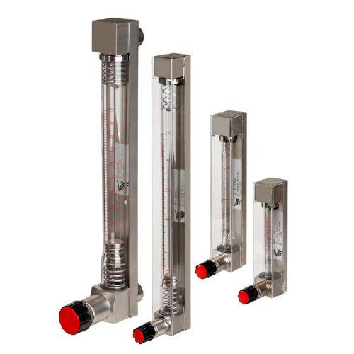 variable-area flow meter / glass tube / for liquids / for gas