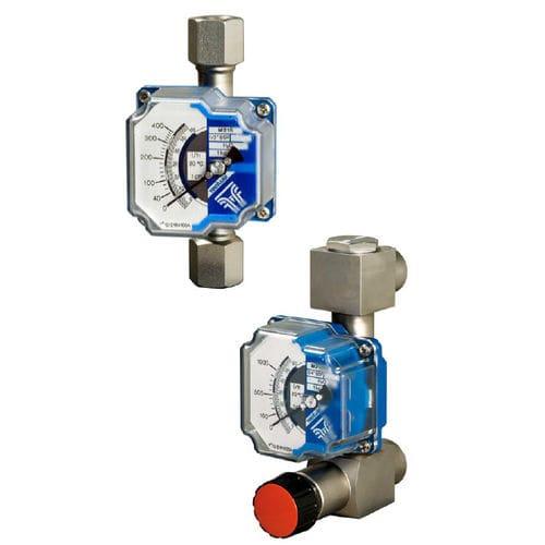 variable-area flow meter / metal tube / for liquids / for gas