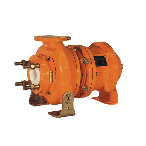 alkali pump / for solvents / magnetic-drive / centrifugal