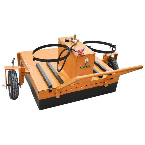 low-emission melter and applicator / for asphalt crack sealing