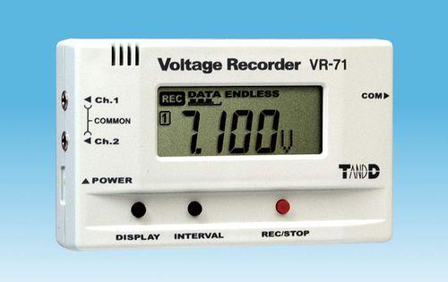 voltage data-logger / programmable / with screen