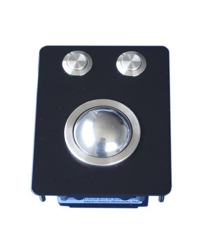 optical trackball / panel-mount / stainless steel / industrial