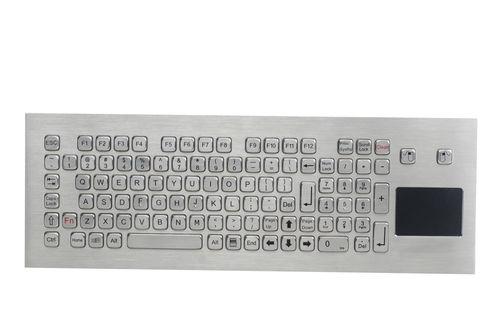 keyboard with touchpad / IP66 / rugged / USB