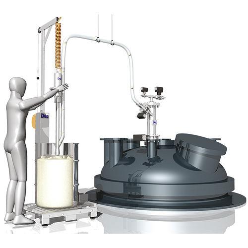 rotor lump breaker / for powders / vertical