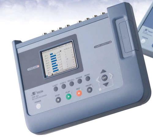 vibration data-logger / programmable / with screen / compact