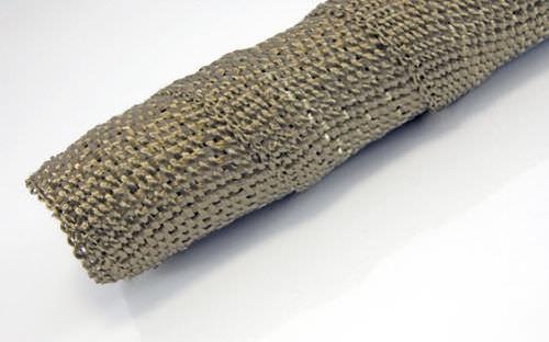 braided sleeve / protection / for pipes / basalt