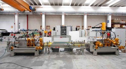 stationary chamfering machine / pneumatic / granite