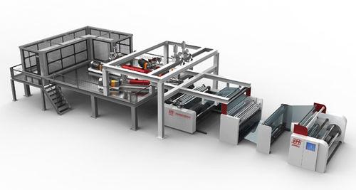 flat-film coextrusion line / 3 layers