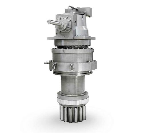 planetary gear reducer / coaxial / for slewing drive / low-noise