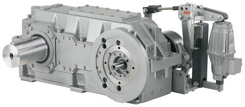 helical gear reducer / parallel shaft / for cranes / low-noise