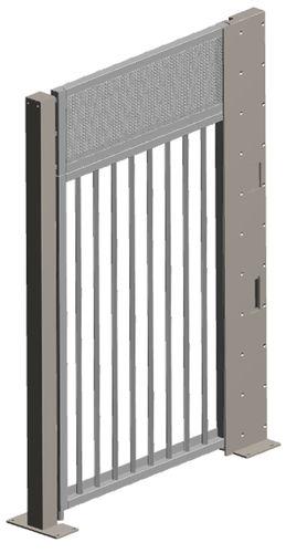 swing doors / for night access / industrial / safety