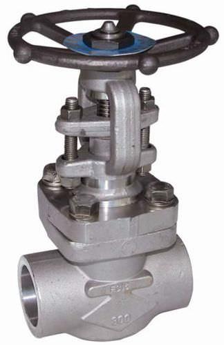 gate valve / handwheel / for steam / threaded