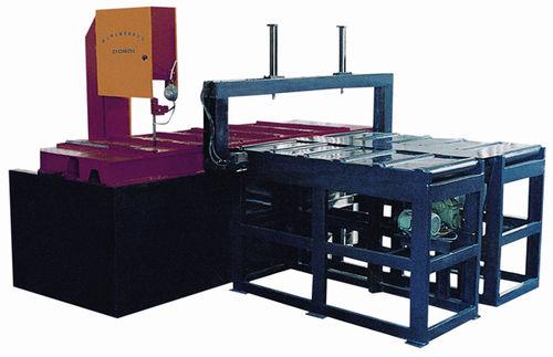 band saw / with cooling system / variable-speed / with automatic feeder